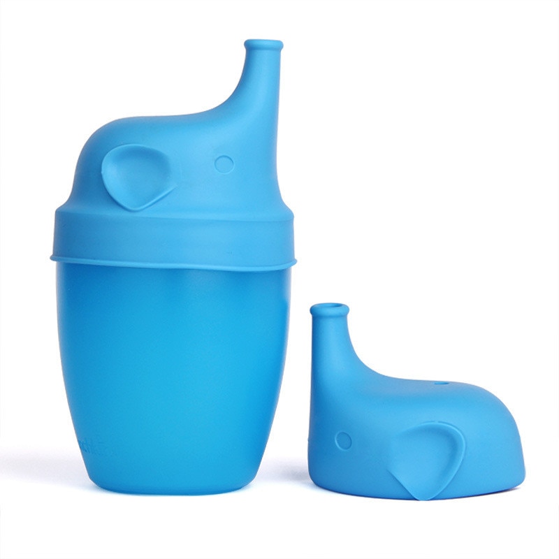 Kids Water Bottle Safety For Silicone Sippy Lids - Make Most Cups a Sippy Cup Leak Proof Drink Straw Sippy Cup for Kid Baby Feed